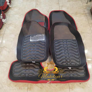 کفپوش سه بعدی 206.207ورانا جنس پلی اتیلن پشت نمد